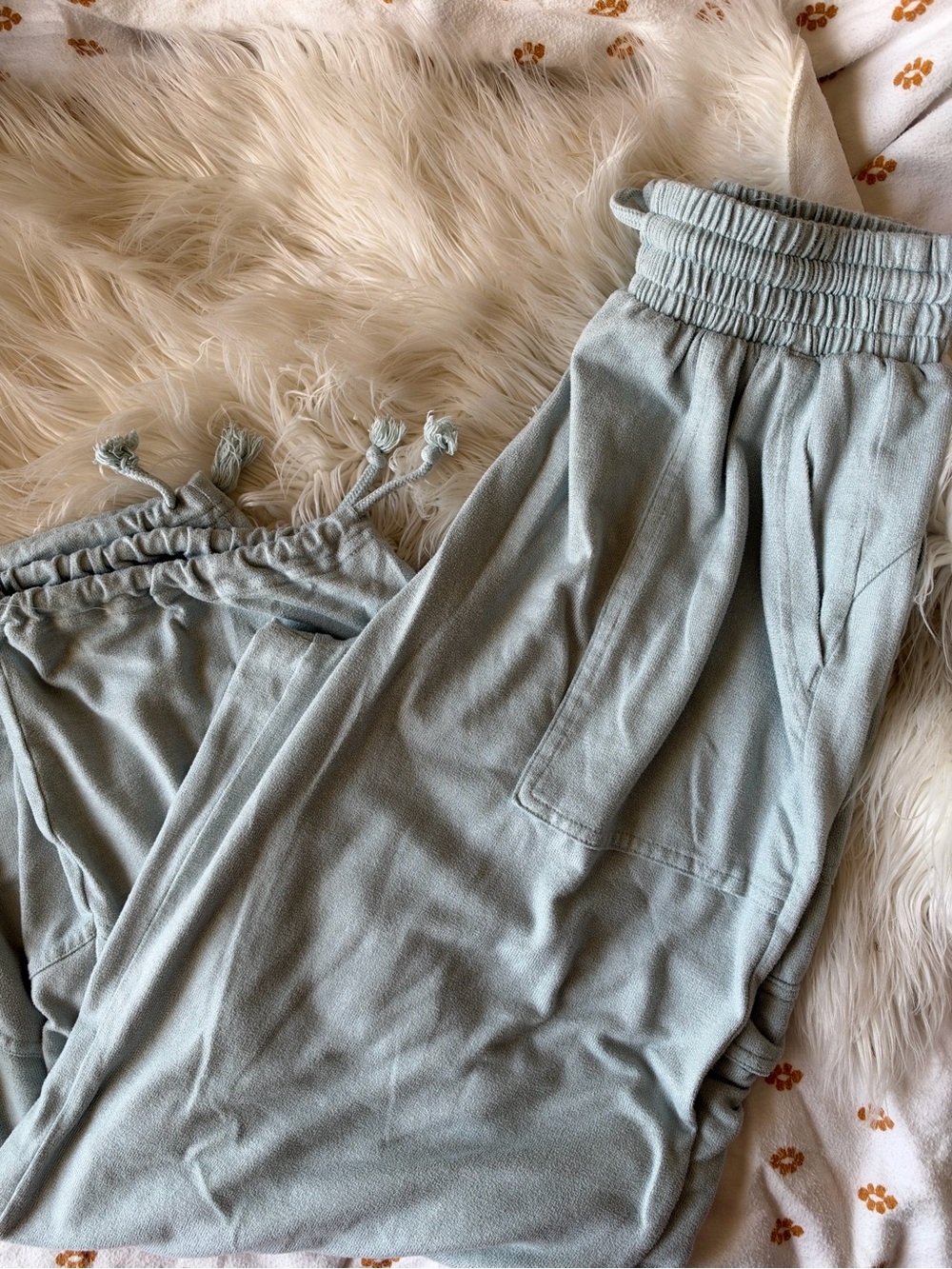 SO Light Blue Drawstring Jogger Pants